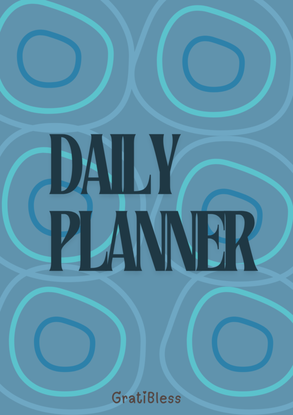 Blue GratiBless Daily Digital Planner